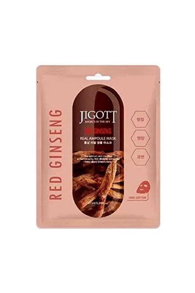 Jigott Kırmızı Ginseng Gözenek Sıkılaştırıcı,nemlendirici Ve Onarıcı Real Ampul Maske