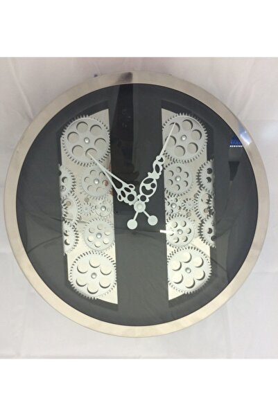 STAND MARKET ساعة حائط بعجلة Hy-g057-b-bk