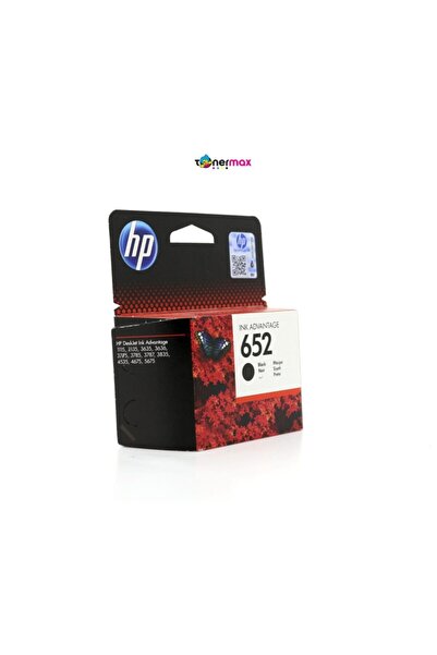 HP 652 F6v25a Siyah Orjinal Kartuş / Ink Advantage 3835 Siyah Kartuş