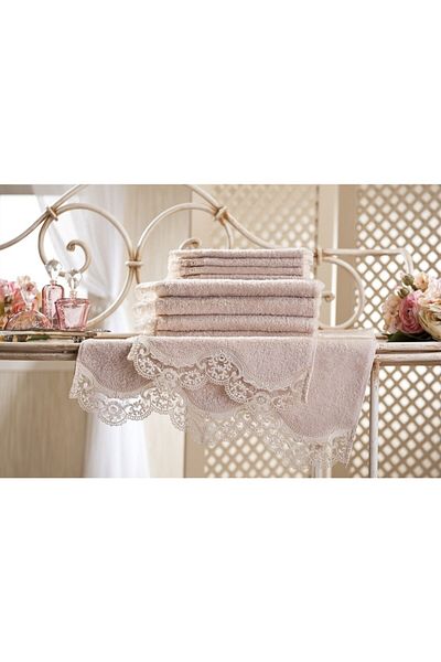 Gül Güler Pearl Lace Hand Towel