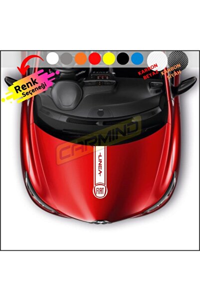 Carmind ملصق شريط غطاء محرك السيارة فيات
