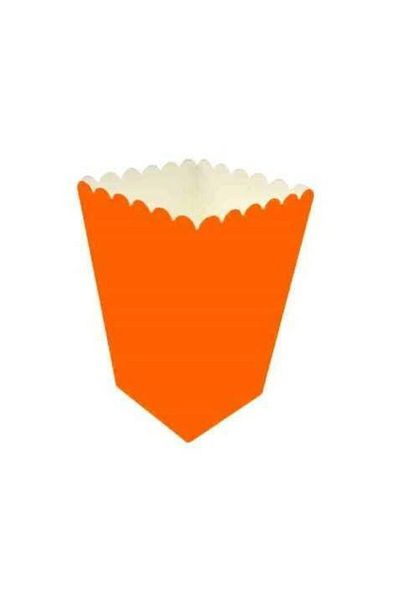 Parti Furyası Orange Popcorn Box Corn Box