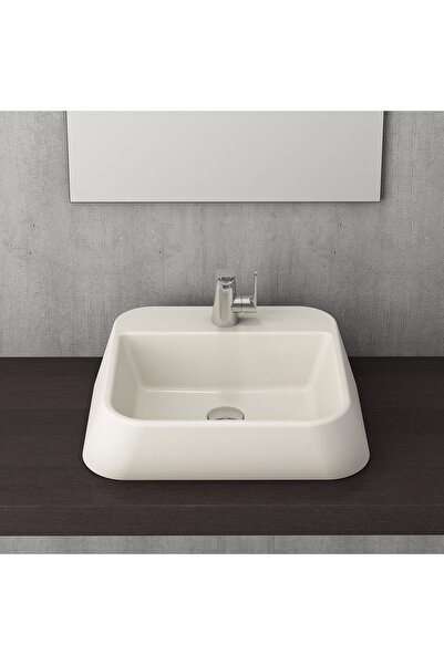 Bocchi Firenze Batarya Banklı Çanak Lavabo Parlak Bisküvi 1074-014-0126