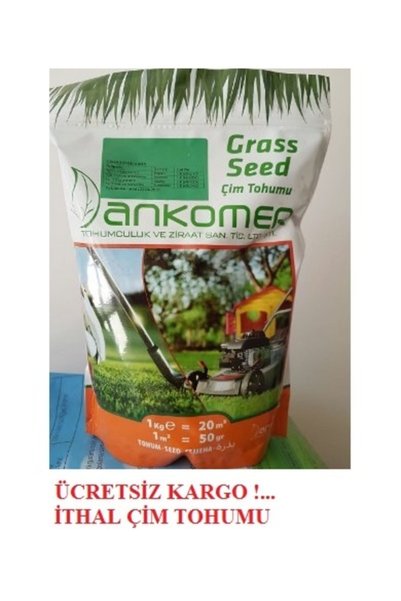 Ankomer Çim Tohumu Müthiş Karışım 1 Kg - Hızlı Çıkış Ve Harika Kalite