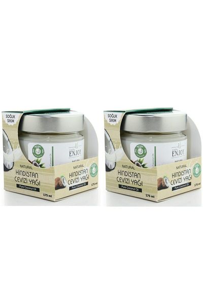 Enjoy 175 Ml 2 Pieces - Coconut Oil, Natural Cold Pressed