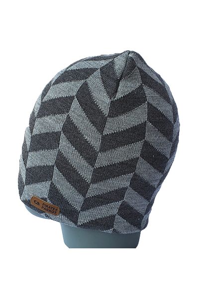 Coverzone Pirate & Parrot Beret Pa18-19011 Lizard Gray Pattern