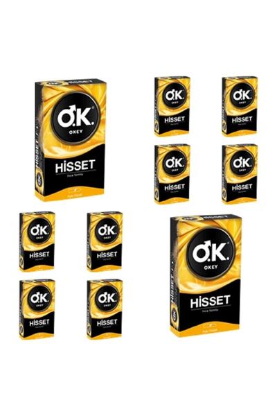 Okey 10 Paket Hisset Prezervatif