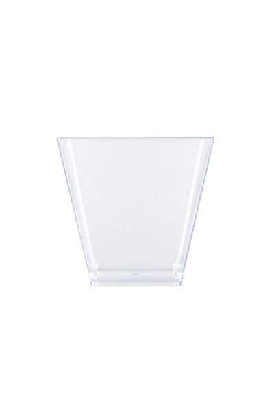 Pasta Store Transparent Bowl Cubic Medium Size 120cc 25 Pack