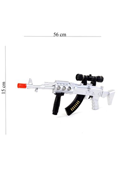 Prestij Oyuncak Hediye Oyuncak Hediye Oyuncak Hediye Oyuncak Poşetli Kabzeli Pilli Işıklı Ak-47 Tüfek