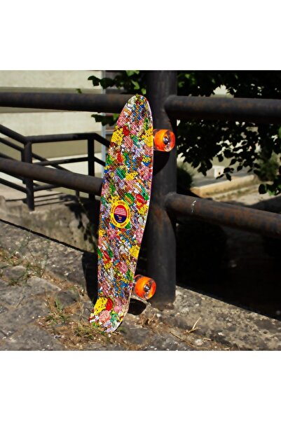 Erzi Işıklı Renkli Kaykay 55 Cm
