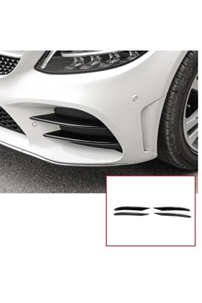 OLED GARAJ Mercedes W205 İçin Uyumlu C SERİSİ ÖN TAMPON SİS KAŞLARI KAPLAMA P...