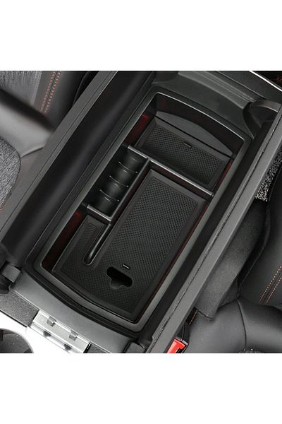 Autoline Citroen C5 Aircross Compatible Armrest Organizer Intermediate Compartment