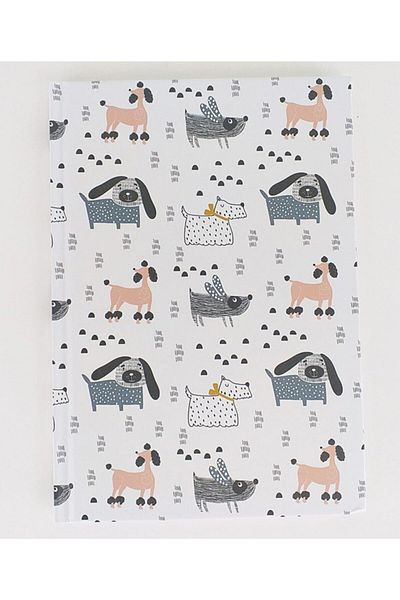 KESKİN COLOR 14x20 64 Yp Caiet cu copertă rigidă cu dungi pentru animale de companie