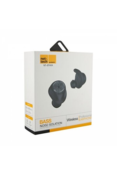 Nettech Nt-bth04 Siyah Kulak Içi Stereo Bluetooth Kulaklık