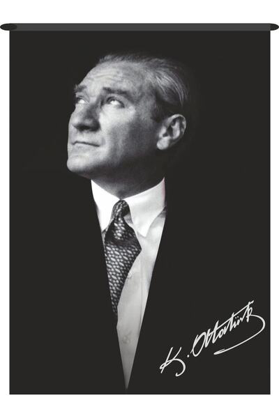 Raşel kumaş 150x225 Cm Atatürk Posteri