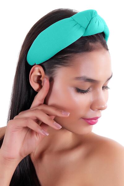 hahai accessories Hahai Women's Wide Band Knotted Crown