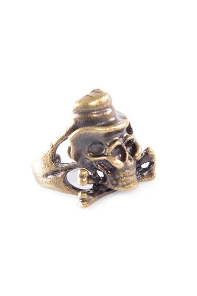 LABALABA MEN'S BRASS PLATED PIPE RING