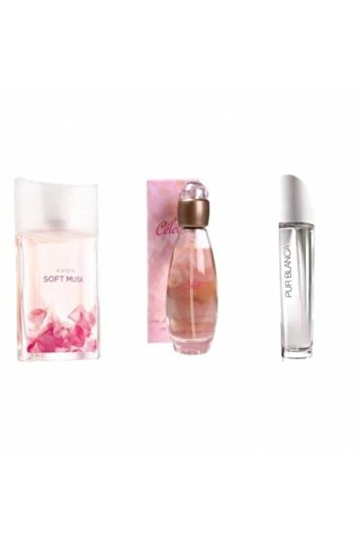 AVON Celebre 50 ml Edt+soft Musk 50 ml Edt+purblanca 50 ml Edt