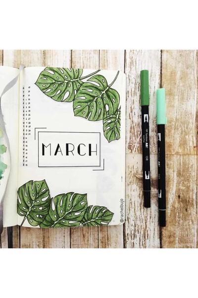 Tombow Yeşil Dual Brush Pen 2 Renk