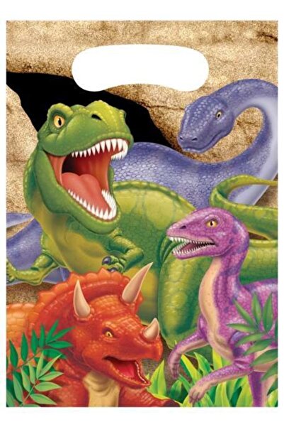 Parti Dünyası Dinozor Land Hediye Poşeti 8 Adet