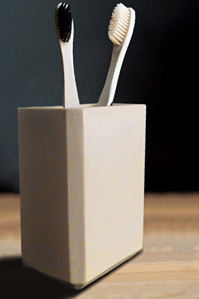 Ghogol Home Θήκη οδοντόβουρτσας σε παστέλ κίτρινο χρώμα της σειράς Arcadia