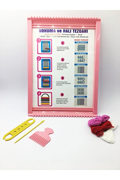 İthal Halı Dokuma Tezgahı Pembe