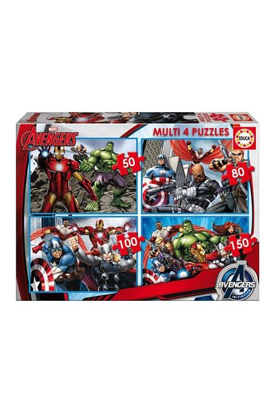 EDUCA Avengers 4in1 Kids Puzzle