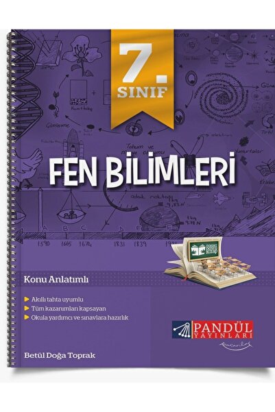 Pandül Yayınları 7.sınıf Fen Bilimleri Defteri