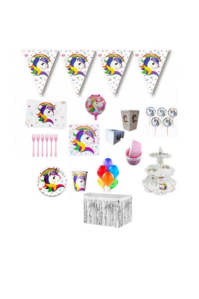 UNICORN Birthday Set for 24 People