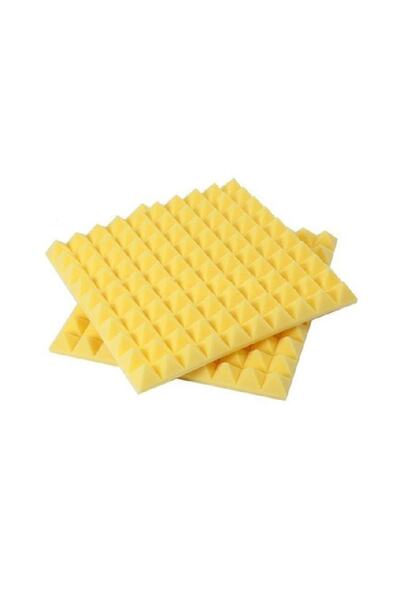 VEGA AKUSTİK Akustik Piramit Sünger Sarı Yüksek Yoğunluk