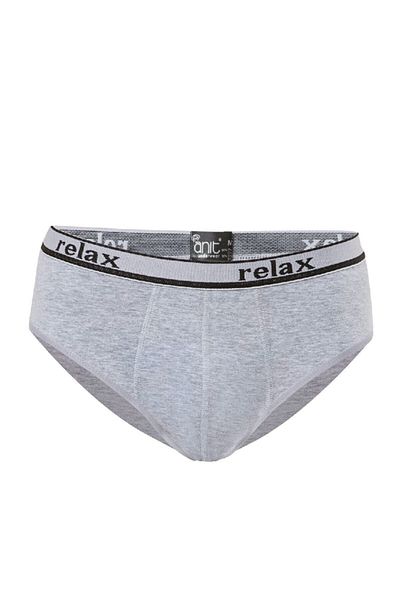 Anıt Gray 3 Pieces Relax Cotton Men's Slip Panties 92% Cotton 8% Lycra