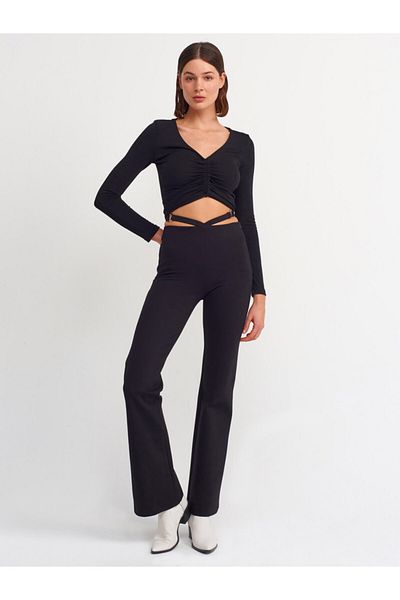 Dilvin 3795 Adunat Top-negru