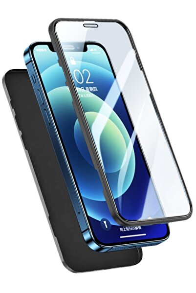 NovStrap Iphone 13 Pro Max Kılıf 360 Tam Koruma + Yerleşik Ekran Koruyucu