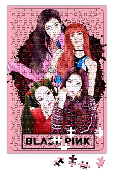 Baskı Dükkanı أسود وردي Blackpink لغز 240 قطعة بانوراما