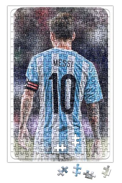 Baskı Dükkanı Argentina De Messi Puzzle 240 Piece Jigsaw