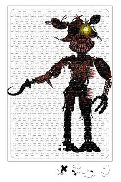 Baskı Dükkanı Nightmare Freddy Puzzle 240 Parça Yapboz