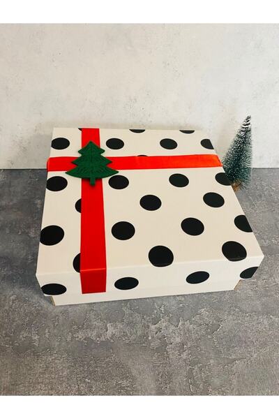 Tinysgift Yılbaşı Büyük Boy Boş Hediye Kutusu 47