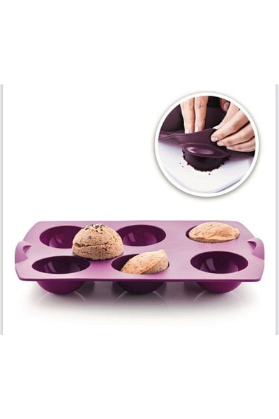 Tupperware Silicone Baking Bowl 6 Burner Oven - Cake Mold Esc