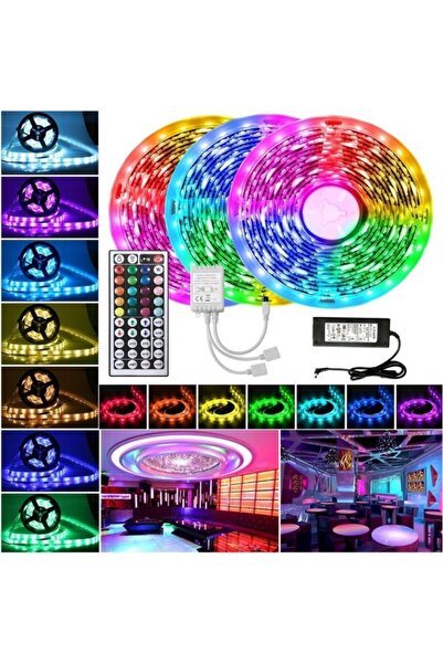 Genel Markalar X2 Pro-2021 Yeni Model Rgb Şerit Led Uyumlu Dekoratif 5 Mt 20 ...
