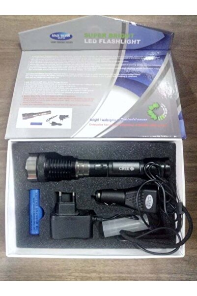 GOLD&GOLD Gold Sılver Gs-f26 Şarjlı El Feneri