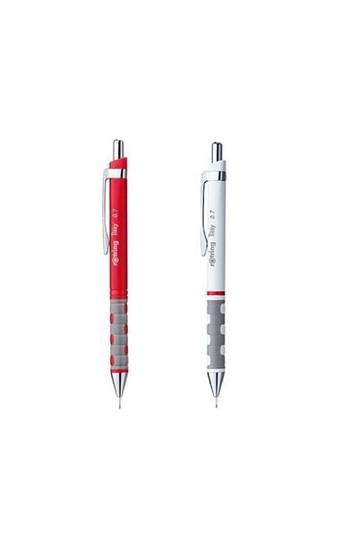Rotring Tikky Versatil Pen 0.7 Mm Red - White
