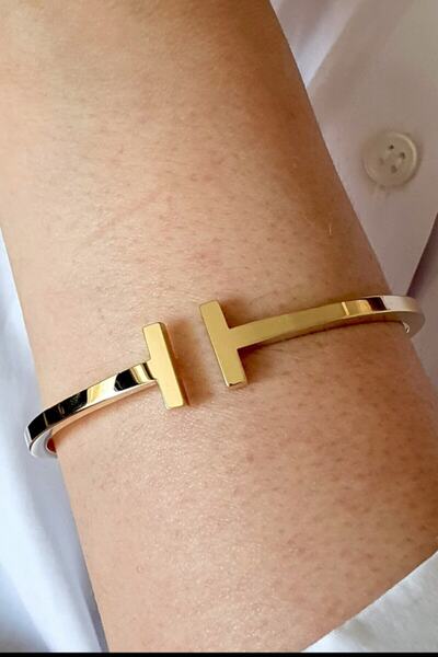 Güler Kuyumculuk Altın T Model Kelepçe Bilezik