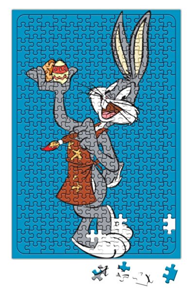 Baskı Dükkanı لوني تونز باغز باني لغز 240 قطعة بانوراما