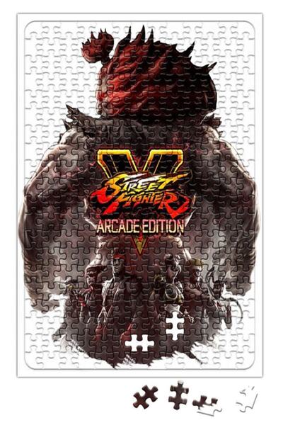 Baskı Dükkanı Street Fighter V Arcade Edition Puzzle 240 Piece Jigsaw