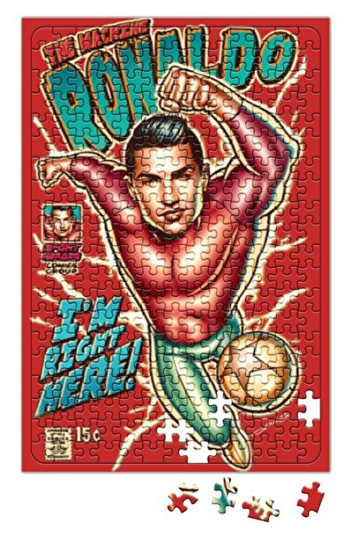 Baskı Dükkanı Cristiano Ronaldo The Machine Ronaldo Puzzle 240 Parça Yapboz