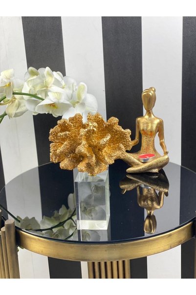 Mirsa Global Krıstalli Mercan Gold Renk