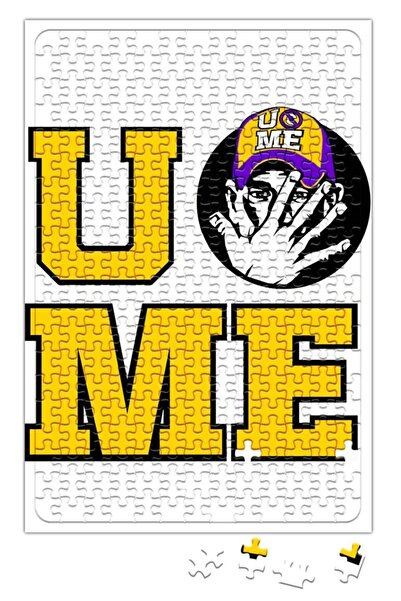 Baskı Dükkanı جون سينا لا تستطيع رؤية أحجية الصور المقطوعة المكونة من 240 قطعة