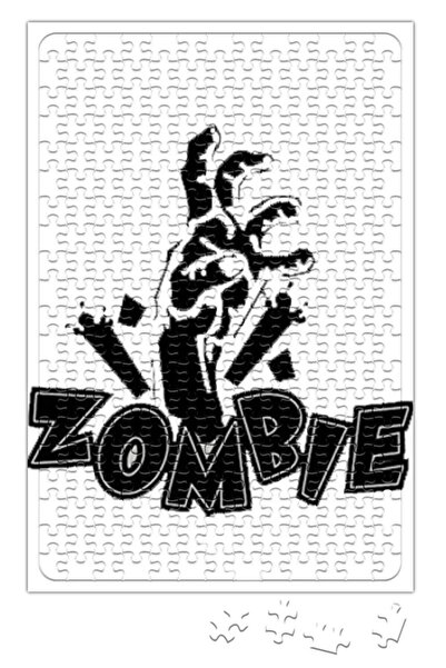 Baskı Dükkanı لغز الزومبي 240 قطعة بانوراما