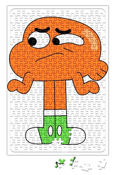 Baskı Dükkanı Gumball Darwin Watterson Puzzle 240 Parça Yapboz