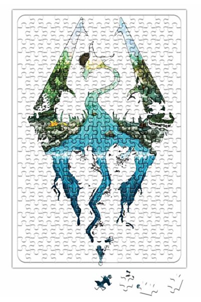 Baskı Dükkanı لغز الجمجمة 240 قطعة بانوراما